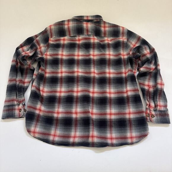 Pendleton Burnside Flannel Shirt Mens XL Flap Pockets Plaid EUC Collared - Picture 5 of 8